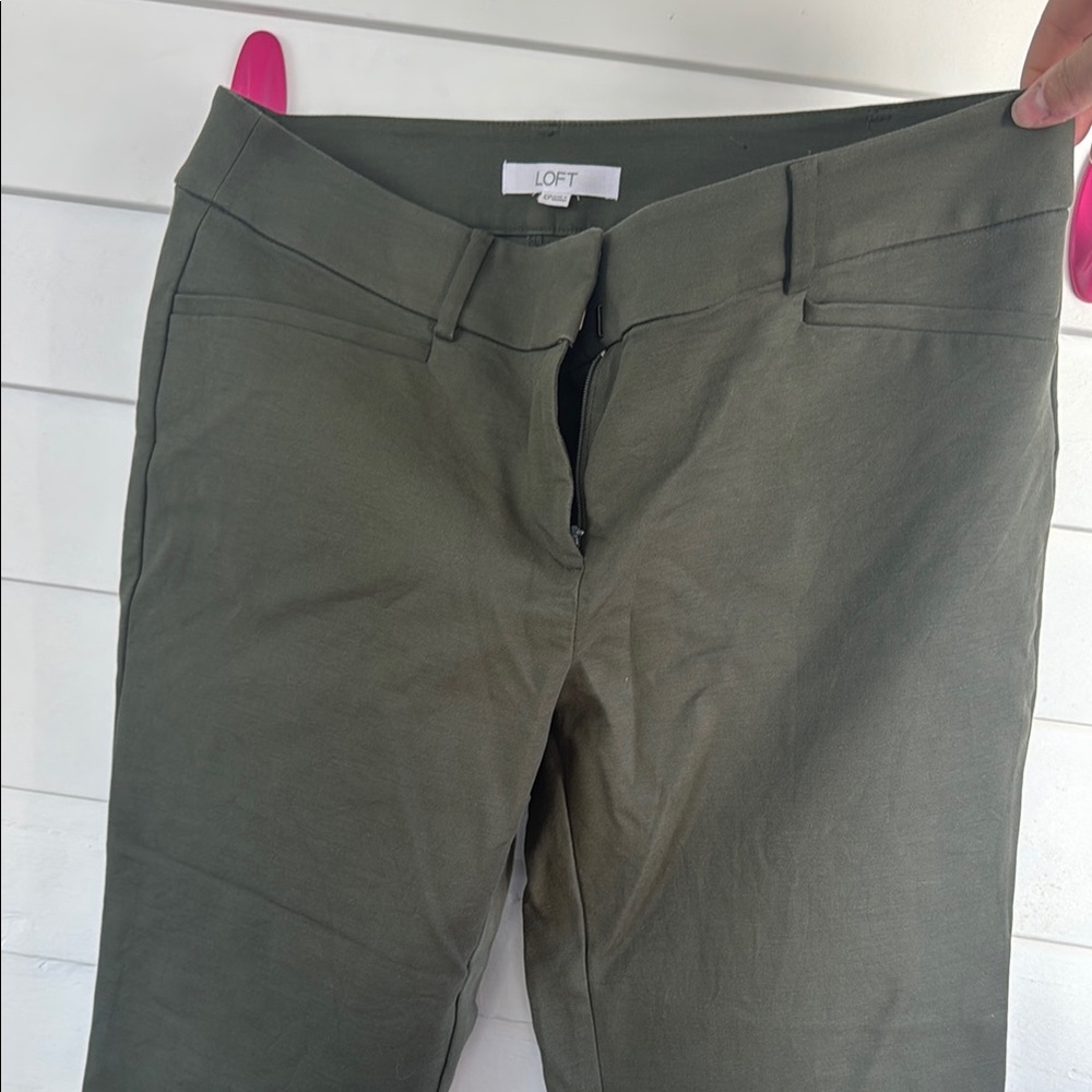 LOFT Riviera Dark Olive Trousers